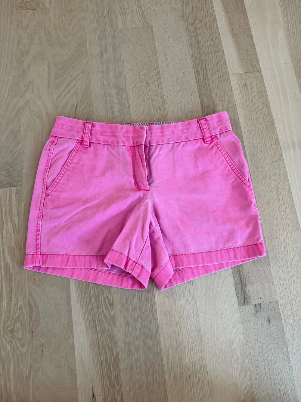 J. Crew Bright Pink Cotton Chino Shorts